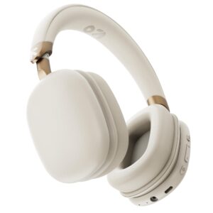 GOBOULT Newly Launched Fluid X Headphones Bluetooth Wireless with 60H Playtime, 40mm Bass Driver, Zen ENC Mic, Type-C Charging, Combat™Gaming Mode, BTv 5.4, Headphones Wireless with mic (White)