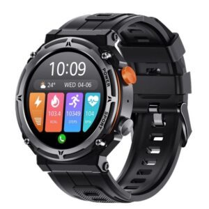 MONKEYMAN ApeWatch Rampage Smartwatch – Blood Pressure Monitoring | 1.39″ AMOLED Display | Bluetooth Calling, 100+ Sports Modes, SPO₂, Heart Rate & 7-Day Battery