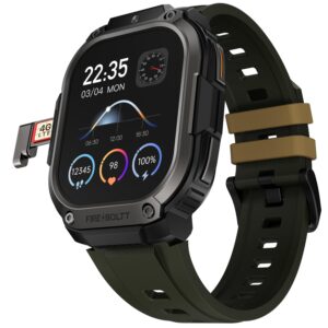 Fire-Boltt Clickk 54.1mm (2.12 inch) AMOLED Display, Front Camera, Nano SIM Slot, 1000mAh Smartwatch