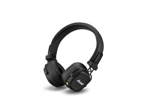 Marshall Major IV Wireless Bluetooth On Ear Headphone with Mic (Black)