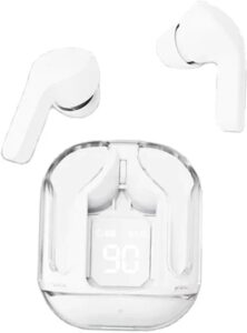 MARUTI TECH UltraPods Max True Wireless Earbuds with Bluetooth 5.3, Enhanced Sound Quality, Touch Control,Battery Life, Noise Cancellation & Comfortable Fit (White)